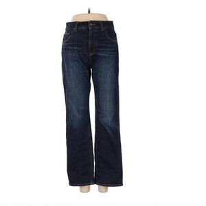 me+em dark wash mid-rise crop boot cut jeans